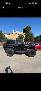 Black 2015 Jeep Wrangler Sport