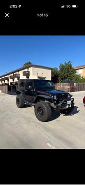 Black 2015 Jeep Wrangler Sport