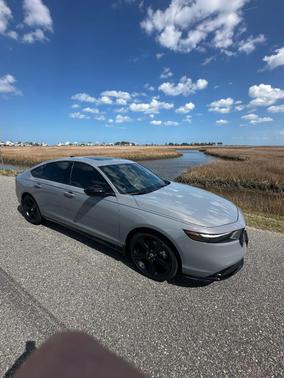 Gray 2025 Honda Accord Hybrid Sport-L