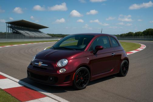 Red 2015 FIAT 500 Abarth