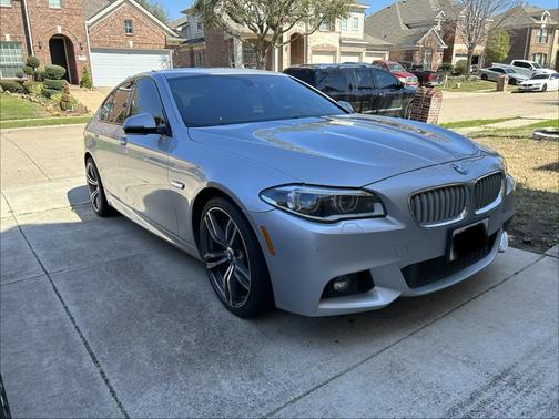 Silver 2014 BMW 550 i