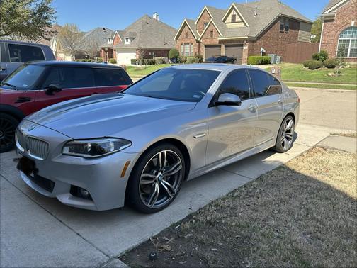 Silver 2014 BMW 550 i