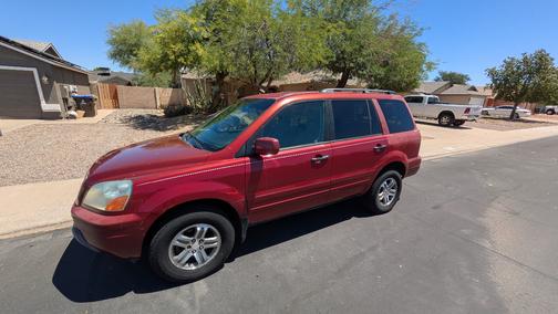 Red 2003 Honda Pilot EX