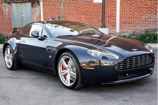 Blue 2009 Aston Martin V8 Vantage Base