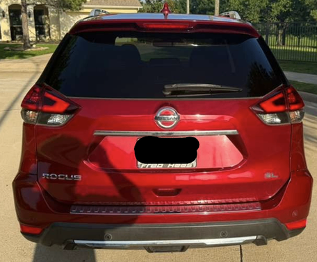 Red 2020 Nissan Rogue SL