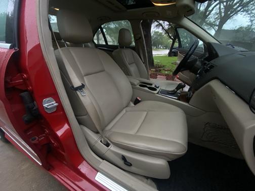 Red 2010 Mercedes-Benz C-Class C 300 4MATIC Luxury