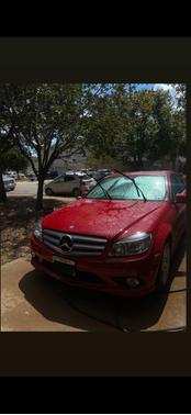 Red 2010 Mercedes-Benz C-Class C 300 4MATIC Luxury