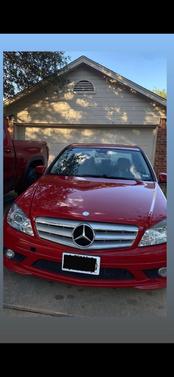 Red 2010 Mercedes-Benz C-Class C 300 4MATIC Luxury