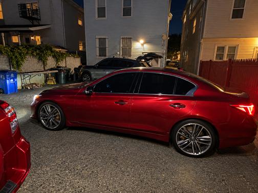 Red 2014 INFINITI Q50 Sport