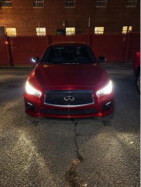 Red 2014 INFINITI Q50 Sport