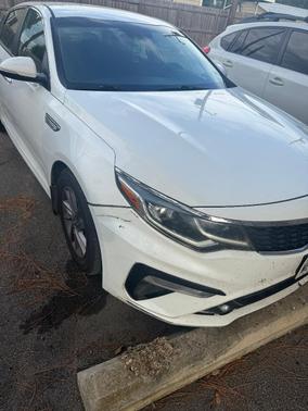 White 2020 Kia Optima LX
