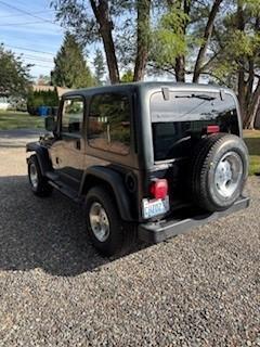 Black 2001 Jeep Wrangler Sport