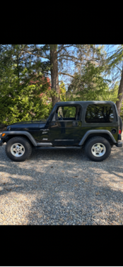 Black 2001 Jeep Wrangler Sport