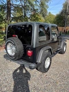 Black 2001 Jeep Wrangler Sport