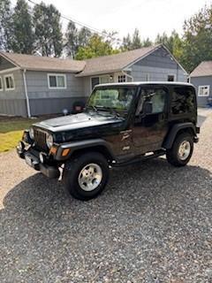 Black 2001 Jeep Wrangler Sport