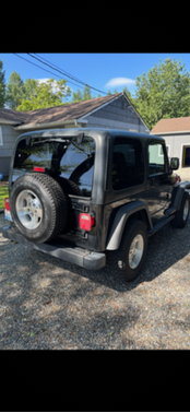 Black 2001 Jeep Wrangler Sport