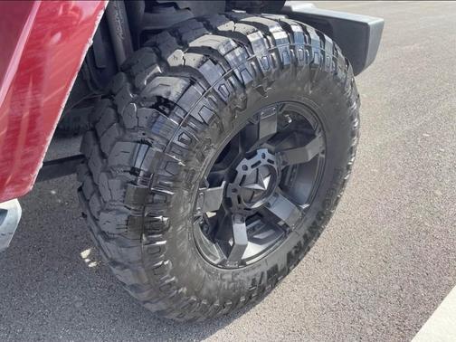 Red 2008 Jeep Wrangler Unlimited Sahara