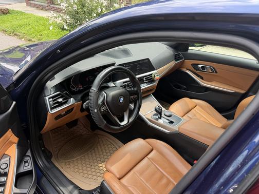 Blue 2020 BMW 330 i xDrive