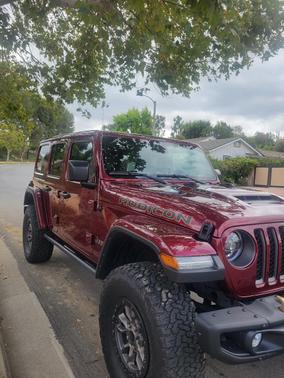Red 2022 Jeep Wrangler Unlimited Rubicon 392