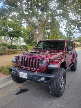 Red 2022 Jeep Wrangler Unlimited Rubicon 392