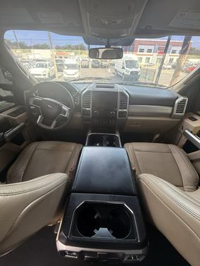 Beige 2017 Ford F-250 Lariat