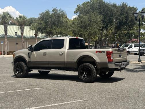Beige 2017 Ford F-250 Lariat
