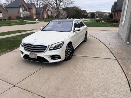 White 2019 Mercedes-Benz S-Class S 560 4MATIC