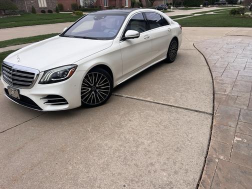 White 2019 Mercedes-Benz S-Class S 560 4MATIC