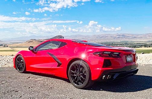 Red 2025 Chevrolet Corvette Stingray w/1LT