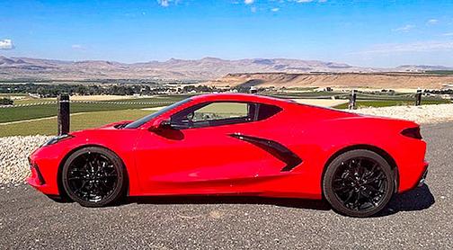 Red 2025 Chevrolet Corvette Stingray w/1LT