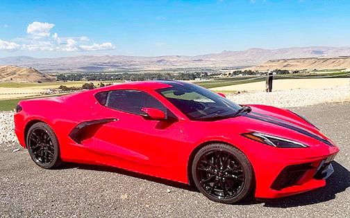 Red 2025 Chevrolet Corvette Stingray w/1LT