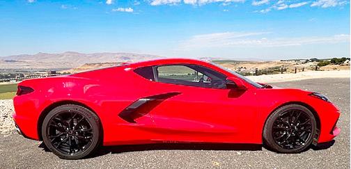 Red 2025 Chevrolet Corvette Stingray w/1LT