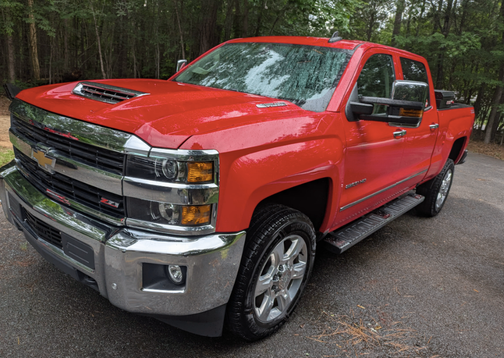 Red 2017 Chevrolet Silverado 2500 LTZ