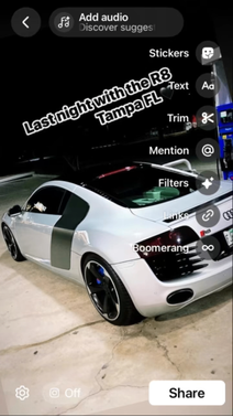 Silver 2009 Audi R8 4.2 quattro