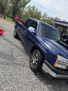 Blue 2003 Chevrolet Silverado 1500 LS Extended Cab