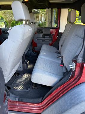 Red 2007 Jeep Wrangler Unlimited Rubicon