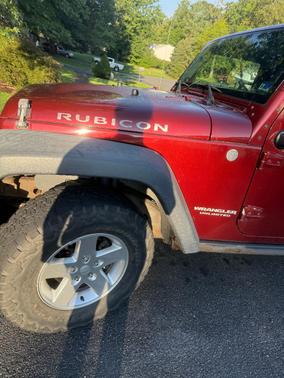 Red 2007 Jeep Wrangler Unlimited Rubicon