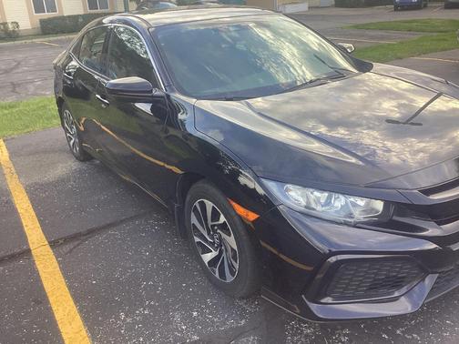 Black 2018 Honda Civic LX