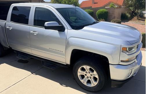 Silver 2018 Chevrolet Silverado 1500 2LT