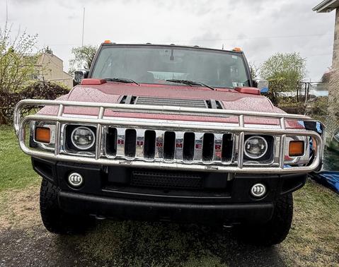 Red 2004 Hummer H2 Base