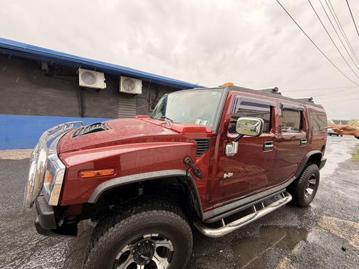 Red 2004 Hummer H2 Base