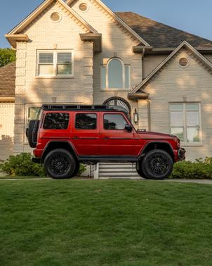Red 2022 Mercedes-Benz AMG G 63 4x4 Squared