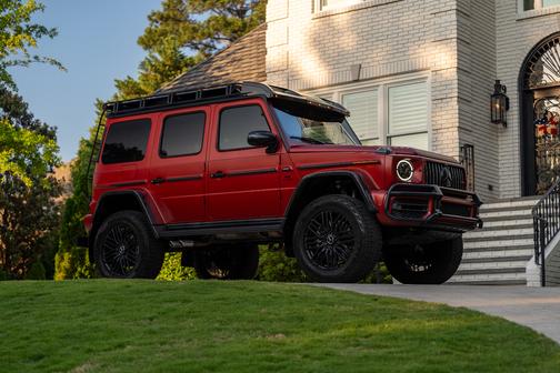Red 2022 Mercedes-Benz AMG G 63 4x4 Squared