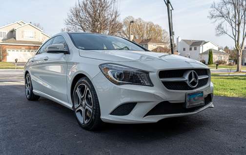 White 2014 Mercedes-Benz CLA-Class CLA 250