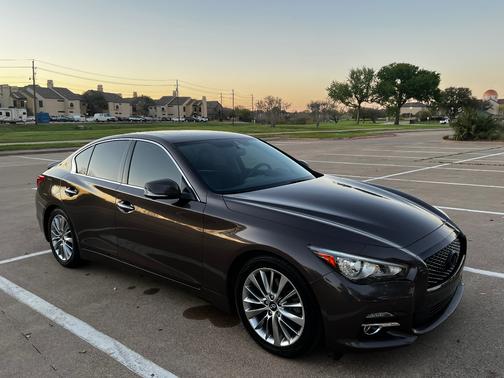 Brown 2014 INFINITI Q50 Hybrid Premium