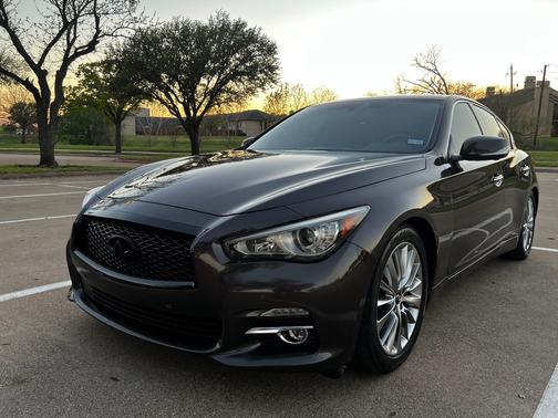 Brown 2014 INFINITI Q50 Hybrid Premium