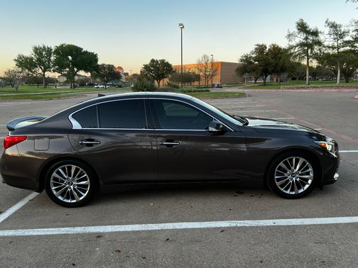 Brown 2014 INFINITI Q50 Hybrid Premium