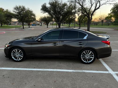 Brown 2014 INFINITI Q50 Hybrid Premium