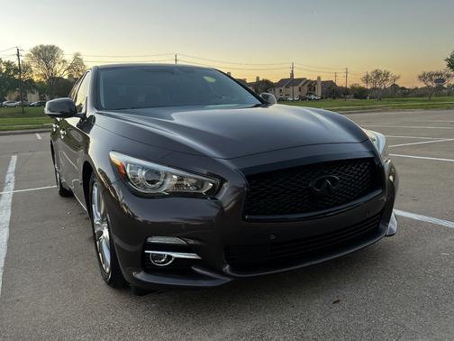 Brown 2014 INFINITI Q50 Hybrid Premium