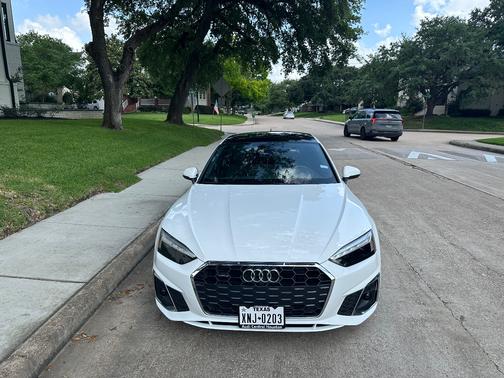 White 2023 Audi A5 45 S line Premium Plus